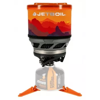 Φορητή ψησταριά-εστία Jetboil MiniMo – συμπαγής ελαφρύς κάμπινγκ καυστήρας με ενσωματωμένο καυστήρα Fluxring και έλεγχο σιγοβρασμού