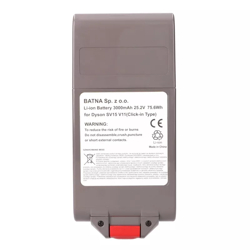 Ανταλλακτική μπαταρία για Dyson V11 25,2V 3000mAh από Extralink
