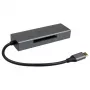 Αναγνώστης καρτών Akasa AK-CR-09BK USB 2.0 Type-C Γκρι