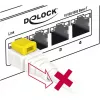 Καλώδιο δικτύου DeLOCK 85330 RJ-45 Cat6a 0,5 m Λευκό