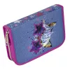 Hama Crazy Cat 00139125 Γεμάτη κασετίνα μολυβιών, μπλε/ροζ