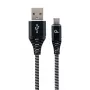 Καλώδιο USB Gembird CC-USB2B-AMCM-2M-BW USB 2.0 USB A USB C μαύρο, λευκό