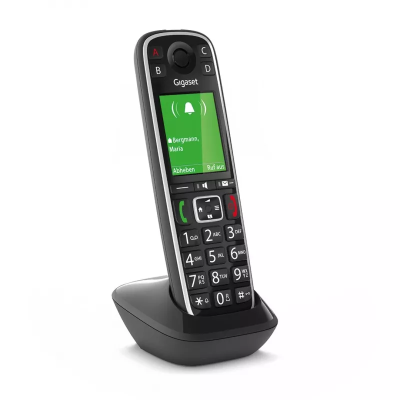 Gigaset E720HX Αναλογικό/DECT τηλέφωνο με αναγνώριση κλήσης μαύρο