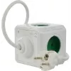 Allocacoc PowerCube Extended Type E Πολύπριζο 1,5 m 5 πρίζες AC Εσωτερικού χώρου Πράσινο