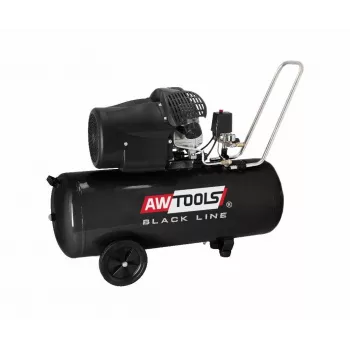 Αεροσυμπιεστής AWTools AC100V 100 l 3,0 PS — κάθετο δοχείο, λιπαινόμενο με λάδι, μονοφασικό