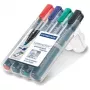 Μαρκαδόρος Staedtler Lumocolor 350 WP4 4 τεμ. μαύρο μπλε πράσινο κόκκινο