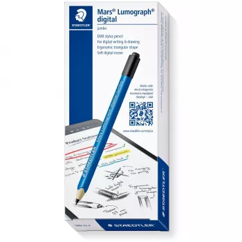 Μολύβι Γραφίτη Staedtler Mars Lumograph digital Jumbo, PEFC-πιστοποιημένο, 5 Μύτες