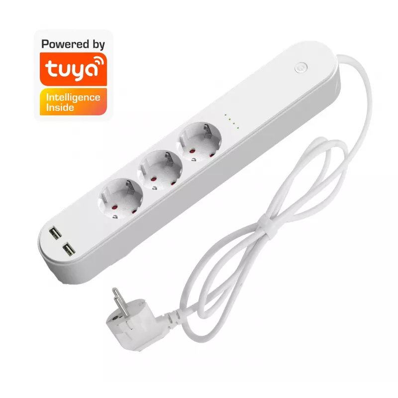 Έξυπνο πολύπριζο Denver SHP-310U 3 έξοδοι AC Τύπου F 3680 W