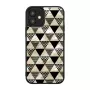 Θήκη προστασίας iKins για Apple iPhone 12 mini, δομή πυραμίδας, μαύρο