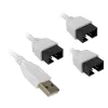 USB Hub Lian Li PW-U2TPAW Βύσμα Type-A 1-σε-3 IDC 9-Pin