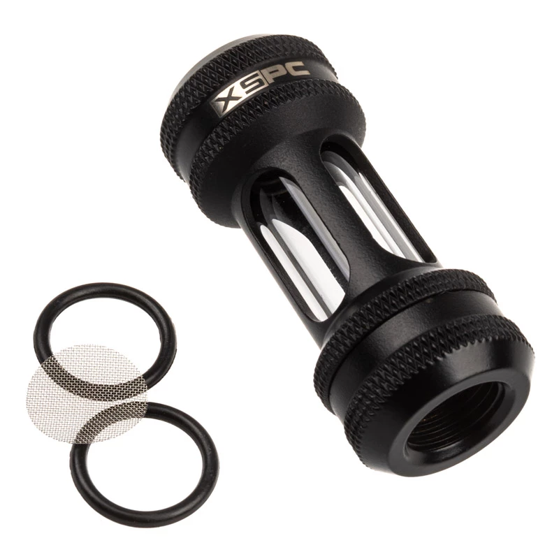 Inline-Filter XSPC G1/4 ίντσες ματ μαύρο για κυκλώματα υγρής ψύξης
