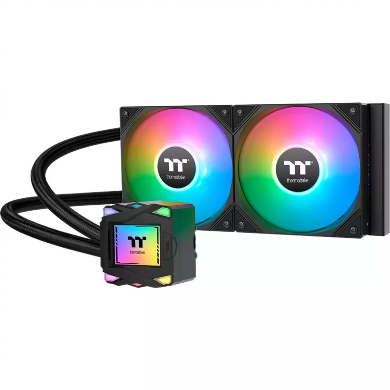 Thermaltake LA240 ARGB Σετ υγρόψυξης μητρικής 12 cm Μαύρο 1 τεμ.