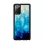 Προστατευτική θήκη iKins για Samsung Galaxy Note 20 — Blue Lake και μαύρο, λεπτή θήκη