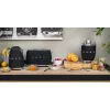 Τοστιέρα Smeg 50's Style TSF01BLMEU 2 φέτες μαύρο ανοξείδωτο ατσάλι