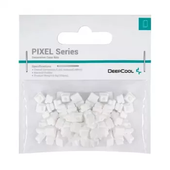 DeepCool PIXEL R-PIXEL-WH100-G-1 διακοσμητικά στοιχεία θήκης, λαστιχένια, 100 τεμ., λευκά