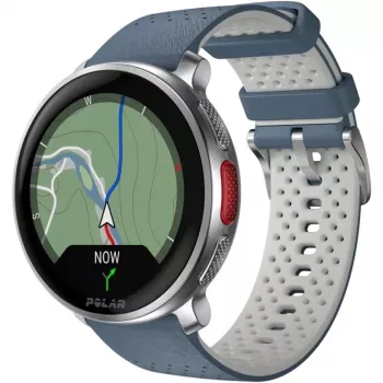 Polar Vantage V3 - Αλουμίνιο - Αθλητικό ρολόι με λουράκι - Σιλικόνη - Οθόνη 3,5 cm (1,39 inch) - 32 GB - Bluetooth - 57 g - γαλάζιο (900108892)
