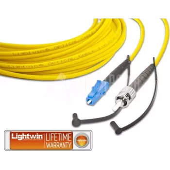 Lightwin υψηλής ποιότητας Simplex Καλώδιο patch οπτικών ινών, SM, LC - ST Καλώδιο patch οπτικών ινών (LSP-09 LC-ST 3.0)