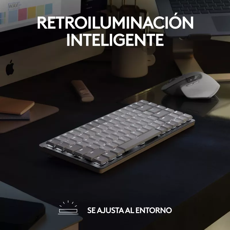 Logitech MX Mechanical Mini Ασύρματο Πληκτρολόγιο Tenkeyless Bluetooth