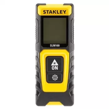 Αποστασιόμετρο STANLEY SLM100 — εμβέλεια λέιζερ 30 m, συμπαγές φορητό όργανο μέτρησης
