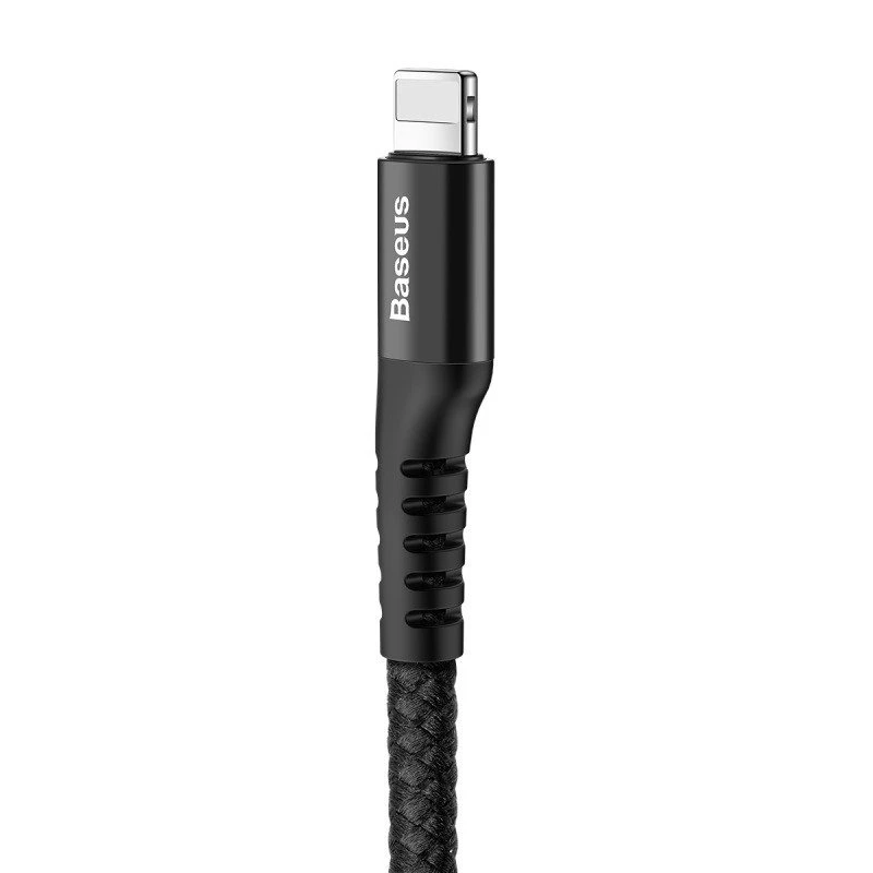 Baseus Σπιράλ καλώδιο Lightning 1m 2A (μαύρο)