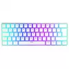 Thock Compact Wireless Pudding Onyx White, gaming πληκτρολόγιο λευκό, DE-Layout, Kailh Box Red