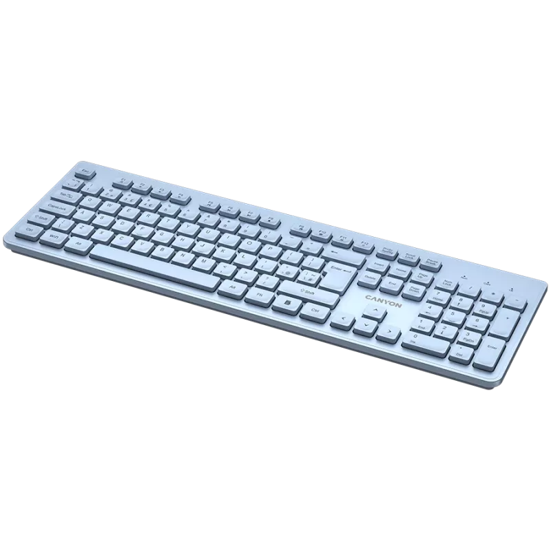 CANYON πληκτρολόγιο HKB-W01 UK/US AAA Wireless μπλε