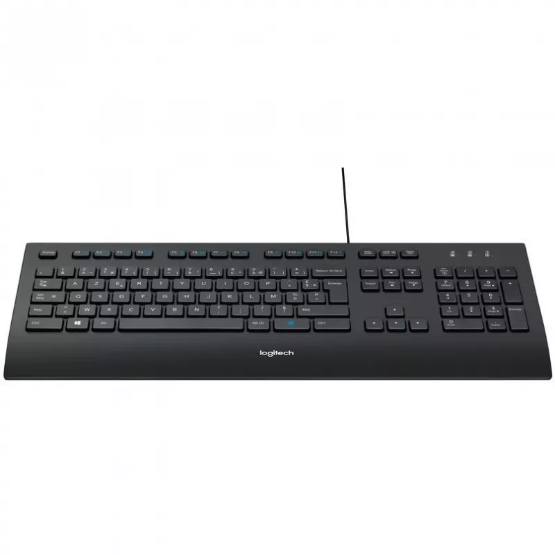 Logitech Corded K280e - Πληκτρολόγιο - USB - Γαλλικό