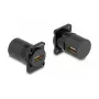 DeLOCK D-Type module HDMI υποδοχή σε υποδοχή 90° γωνιακό μαύρο