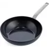 Wok/Τηγάνι GreenPan CC006388-001, Στρογγυλό, 28 cm, Μαύρο, χωρίς PFAS