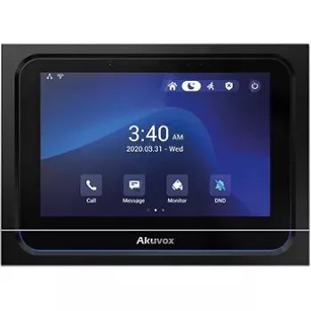 Εσωτερική μονάδα Akuvox X933S Οθόνη αφής Android – μαύρο, επιτοίχια εσωτερική μονάδα ενδοεπικοινωνίας