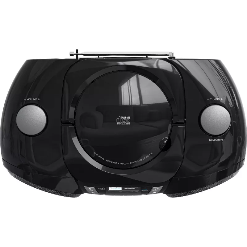 Sencor SPT 6510DB φορητό boombox DAB+, CD/MP3/USB/SD, Bluetooth 5.3, FM RDS, 16 W, μαύρο