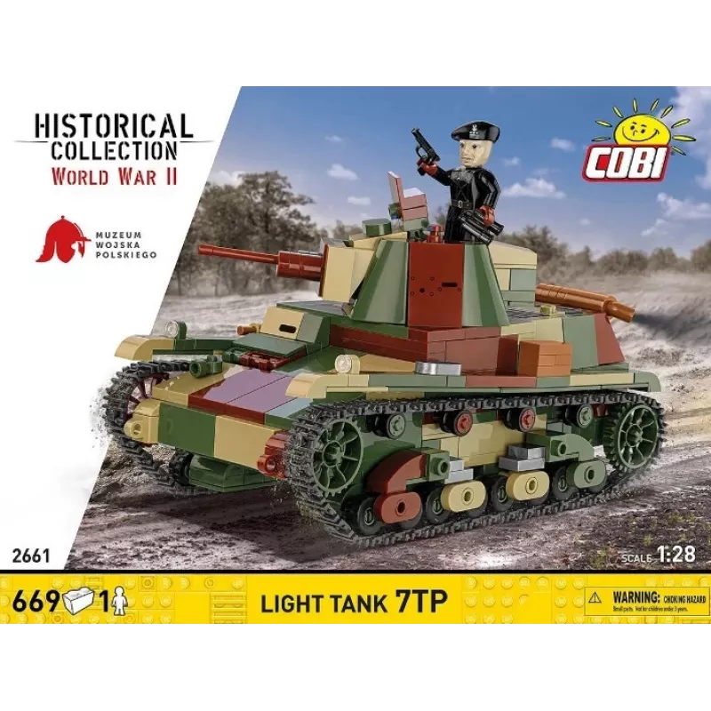 Cobi Τουβλάκια Ελαφρύ άρμα 7TP Μοντέλο, 669 τεμ., COBI-2661