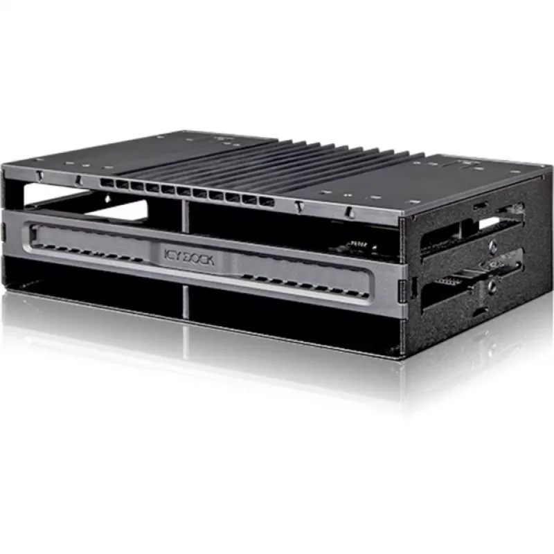 ICY DOCK - MB024SP-B - flexiDOCK Πλαίσιο εναλλαγής χωρίς δίσκο 4x 2,5 SAS/SATA SSD/HDD για θήκη 5,25