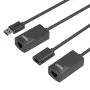 Καλώδιο δικτύου UNITEK Y-UE01001 Dock/Port replicator USB 3.0 60 m Μαύρο
