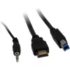 Διακόπτης KVM Inter-Tech IPC AS-22HUS 2 θύρες USB