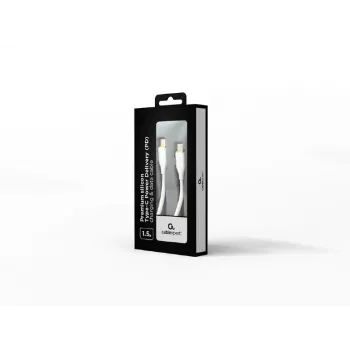 Καλώδιο USB GEMBIRD CC-USB2S-CMCM-1.5M-W, 1,5 m