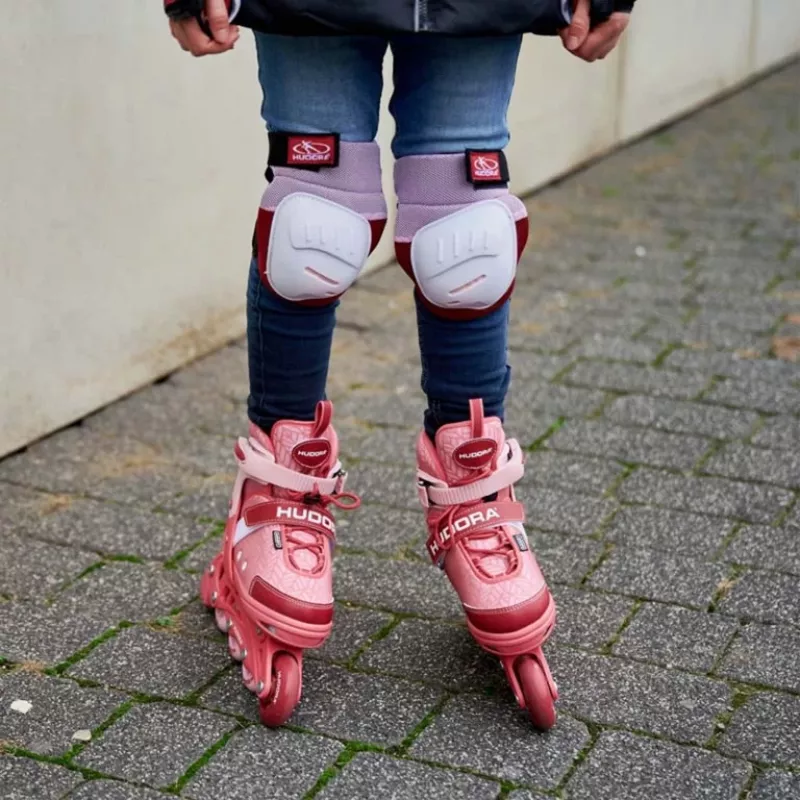 Πατίνια inline HUDORA Mia 2.0, ρυθμιζόμενο μέγεθος 33–36, ροζ
