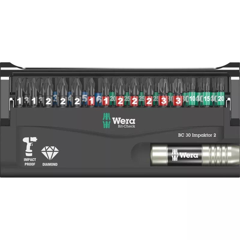 Wera 05057697001 Bit-Check 30 Impaktor 2 Σετ μυτών