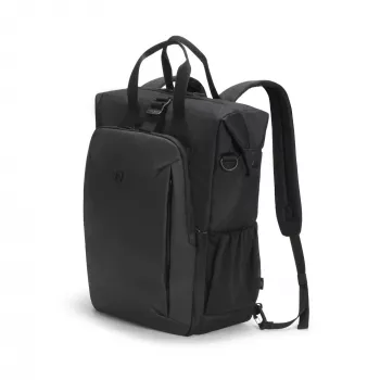 DICOTA Eco Σακίδιο Dual GO 39,6 cm (15,6 ίντσες) Μαύρο Λαβή μεταφοράς Ιμάντας ώμου