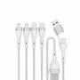 4smarts 541024 Καλώδιο USB 1,2 m USB A/USB C USB C/Micro USB-A/Lightning λευκό (541024)