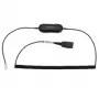 Jabra GN1218 AC 2m σπιράλ, καλώδιο, μαύρο