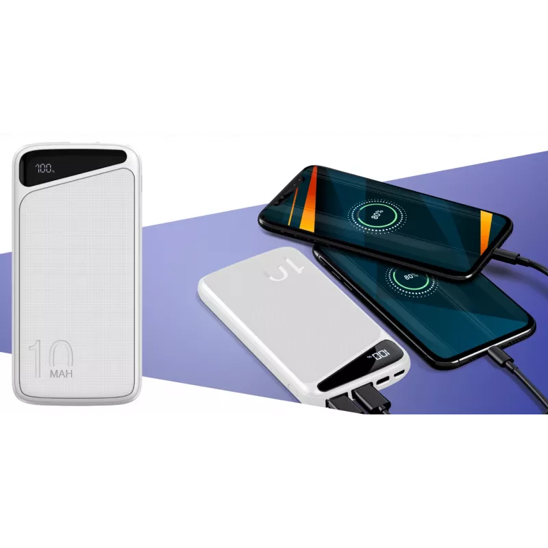 Φορητό powerbank Navitel PWR10 MX ΛΕΥΚΟ 10000 mAh