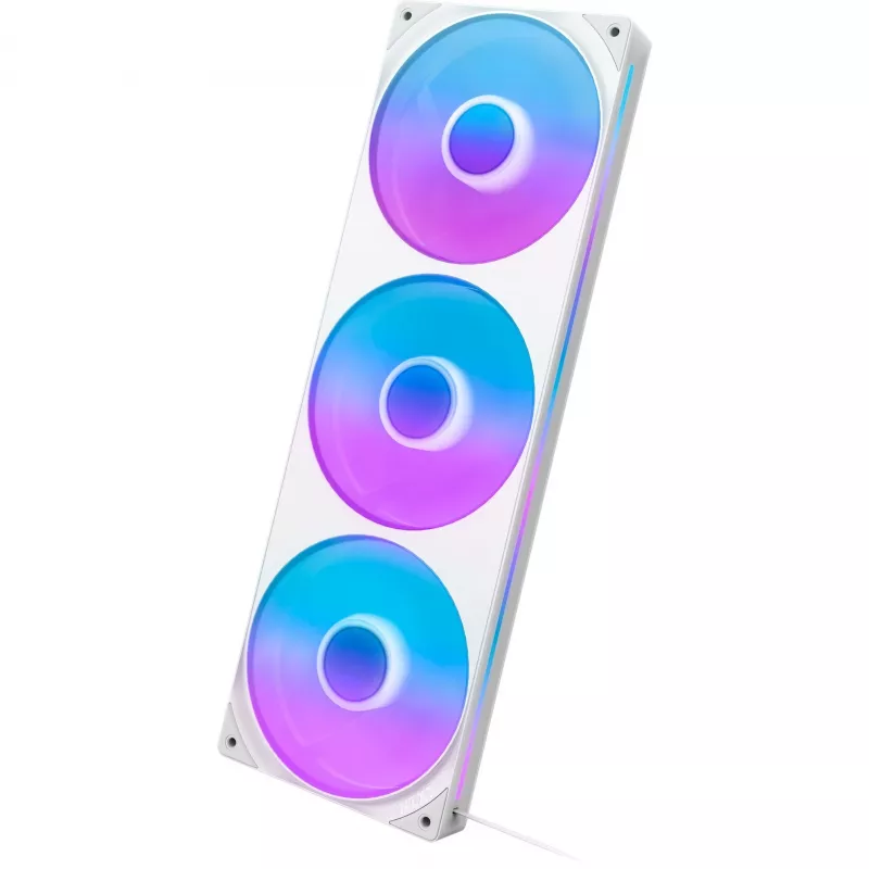 NZXT F360 RGB Core 120mm ARGB Συσκευασία 3 τεμ. Λευκό