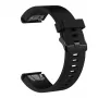 Βραχιόλι σιλικόνης FIXED για Garmin QuickFit 20 mm, μαύρο