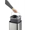 Durable TOUCH 12L ορθογώνιος ανοξείδωτο ατσάλι ασημί μαύρο