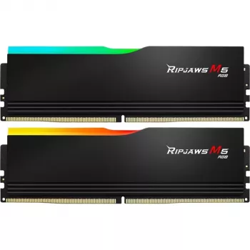 DIMM 32 GB DDR5-6000, μνήμη RAM μαύρη, F5-6000J2836G16GX2-RM5RK, Ripjaws M5 RGB, INTEL XMP