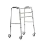 Περιπατητής VITEA CARE PPC013VC — rollator 4 τροχών από αλουμίνιο, ρυθμιζόμενου ύψους 81,5–91,5 cm, τροχοί 8 cm, πλάτος 550 mm, μέγιστο βάρος χρήστη 110 kg