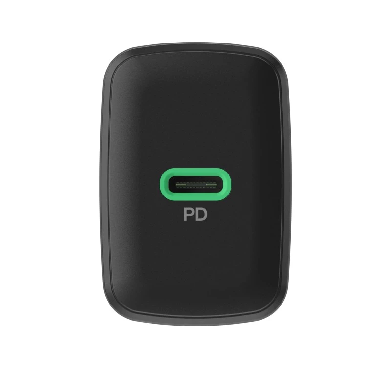 Τροφοδοτικό Green Cell PowerSource Solo30 30W μαύρο — φορτιστής USB-C μονής θύρας