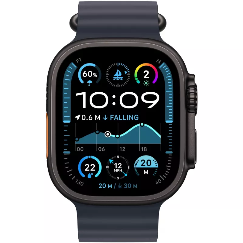 Navy Ocean Band 49 mm – μαύρο φινίρισμα τιτανίου