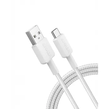 Καλώδιο USB Anker 322 1,8 m USB A USB C Λευκό